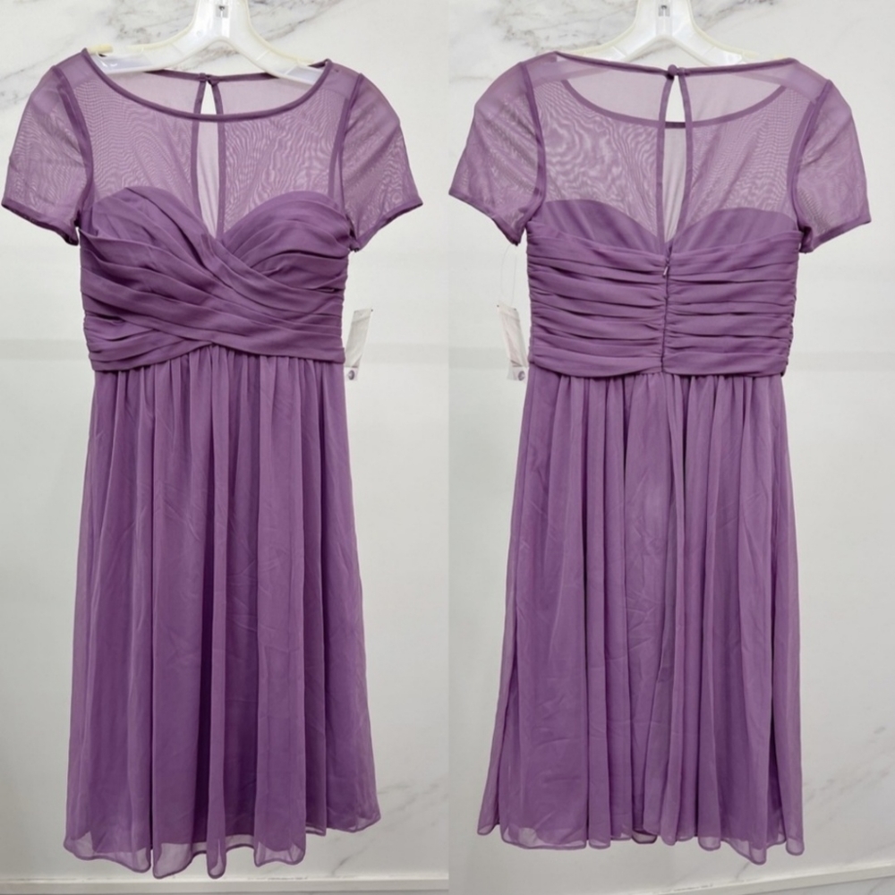 💜David's Bridal short dress👗